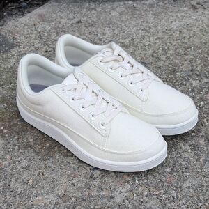 allbirds Women's Natural White Canvas Sneakers